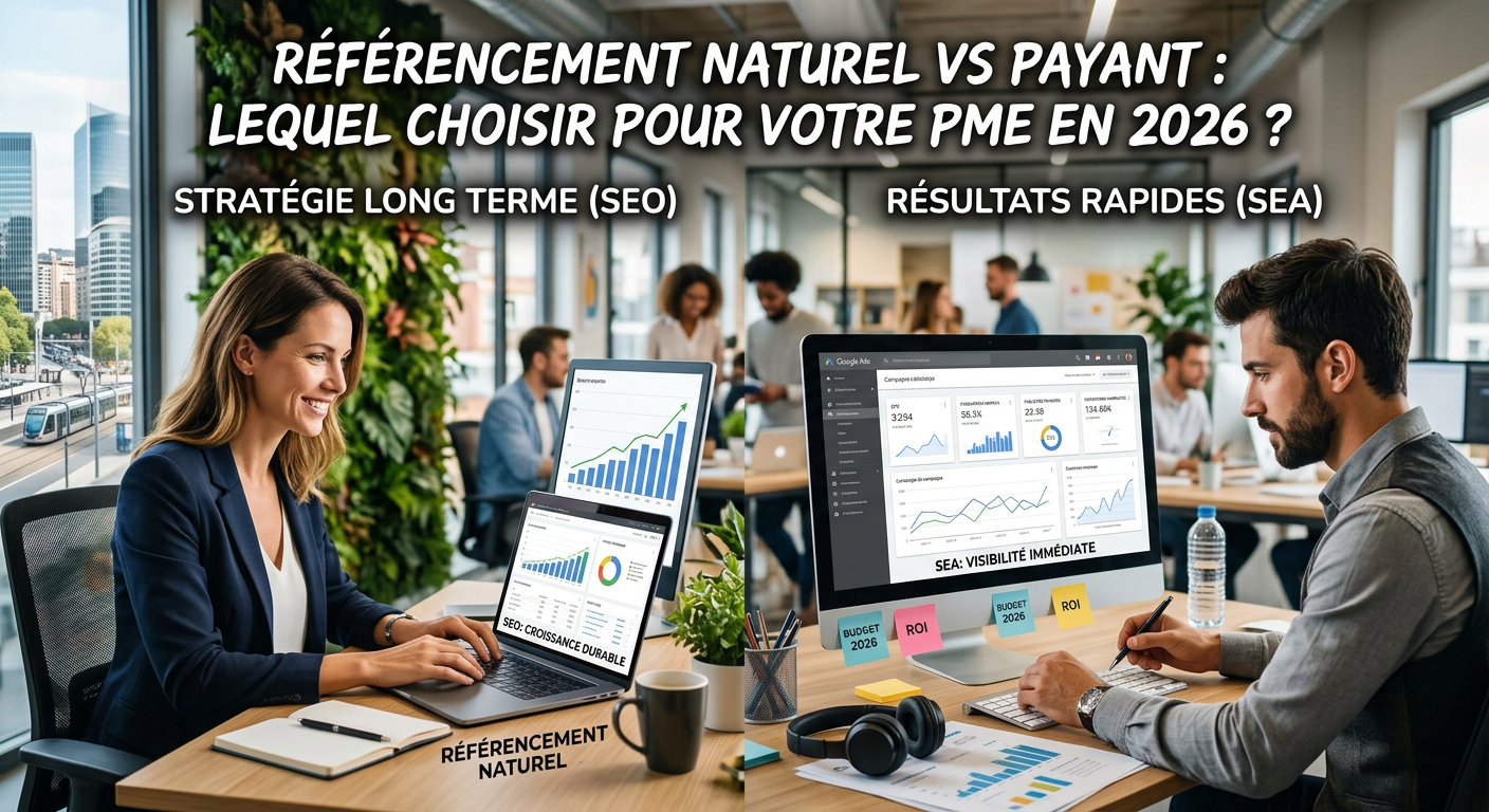 Référencement Naturel vs Payant Lequel Choisir pour Votre PME en 2026